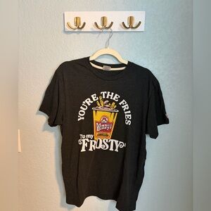 HOMAGE Black T-Shirt with Graphic Wendy’s